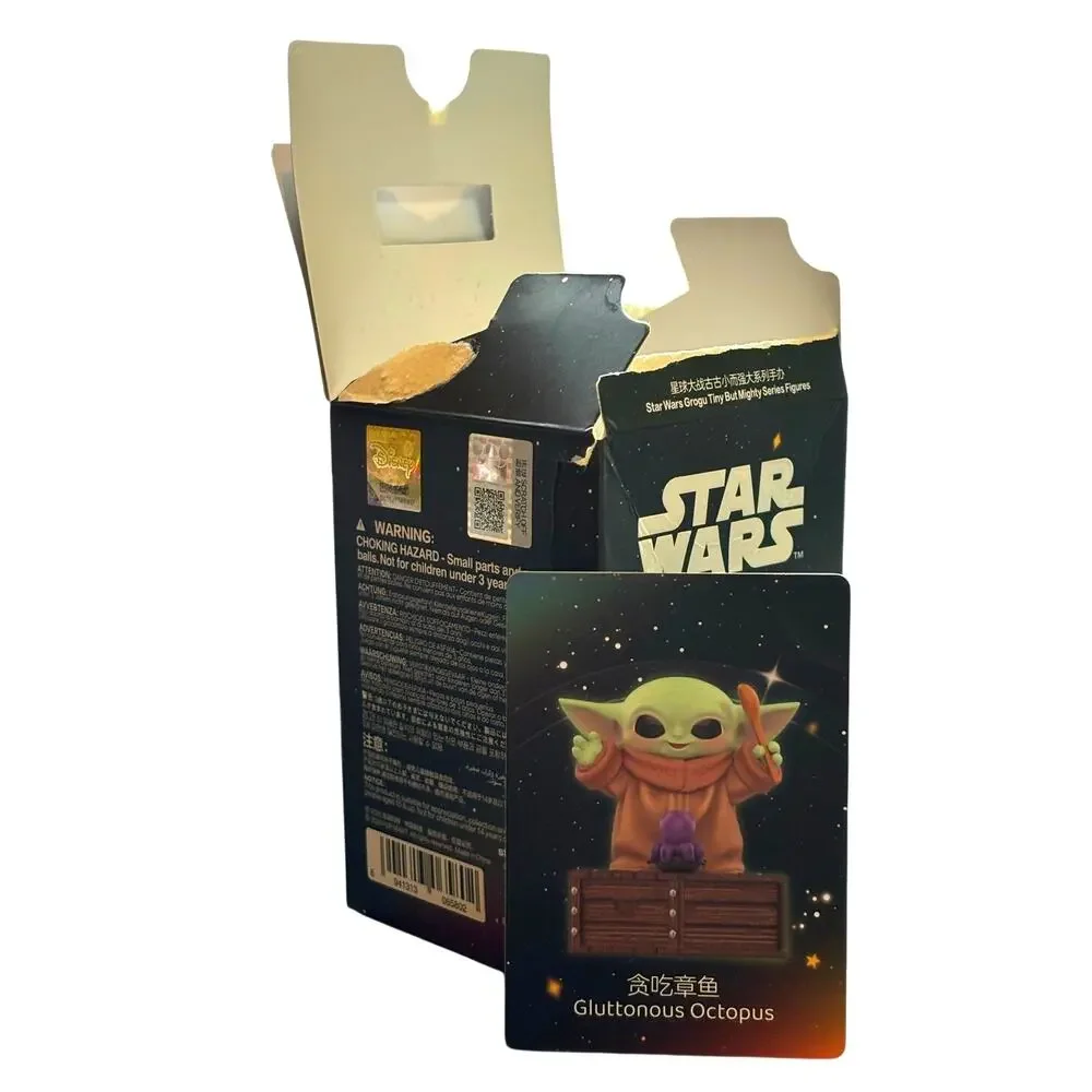 POP MART Star Wars Grogu Tiny Mighty Figure, Gluttonous Octopus, Open Bx, New